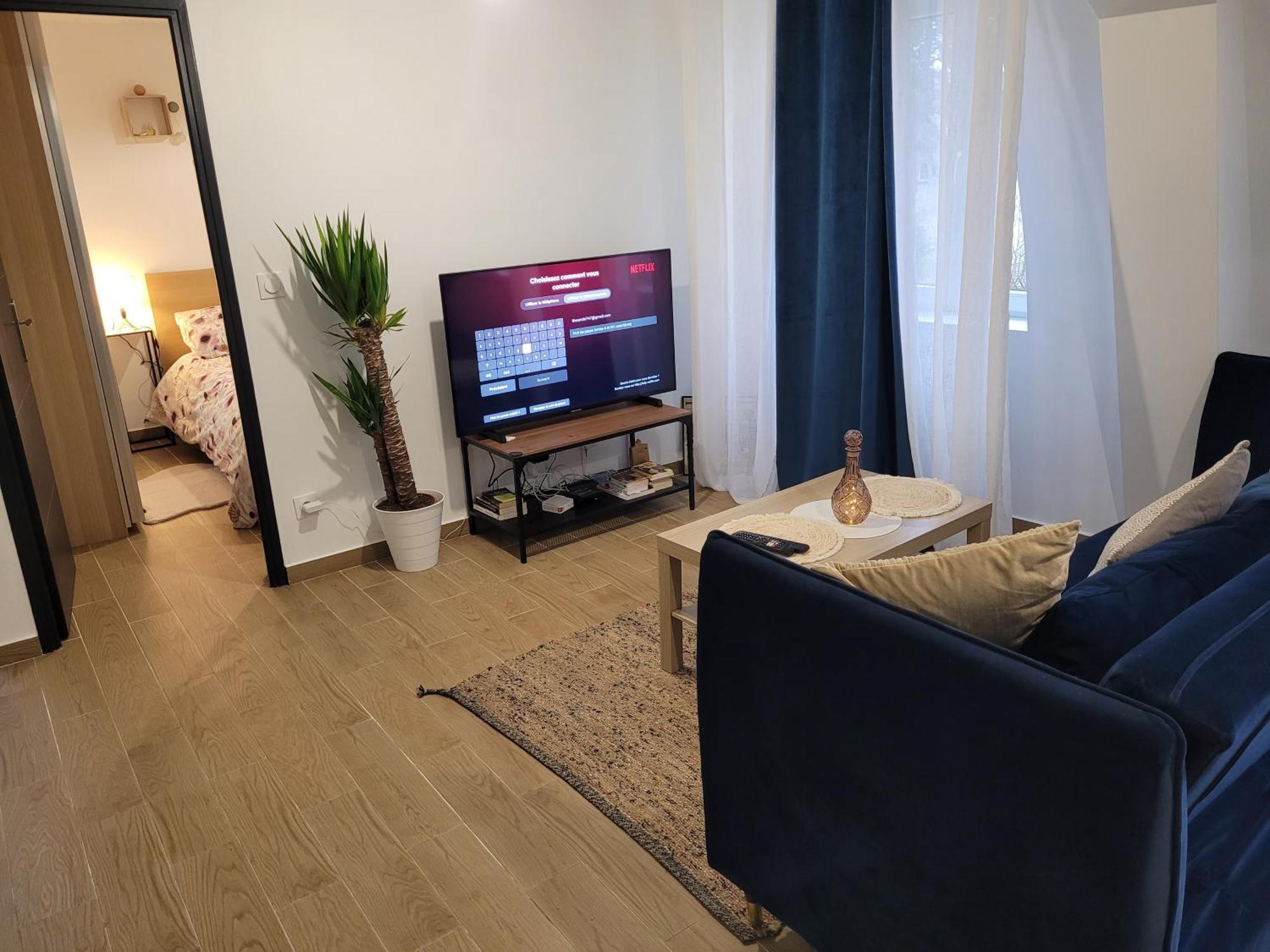 Coquet Appartement A 15Mn De Paris Et 10 Mn De Stade De France, Wifi, Netflix, Groslay Luaran gambar